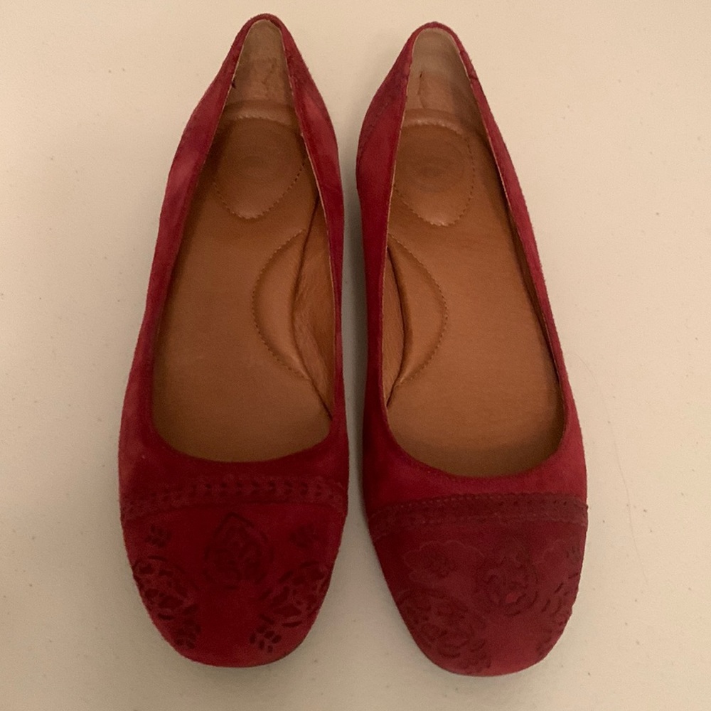 Nurture suede flats